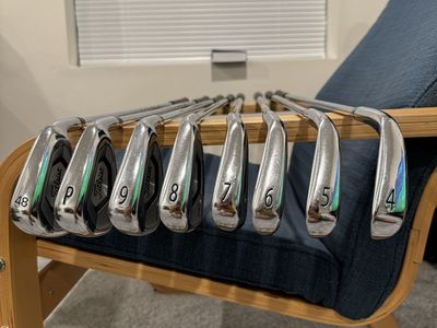Titleist AP3 Irons Set (4-P, 48*) True Temper AMT S300 Black Stiff Shafts