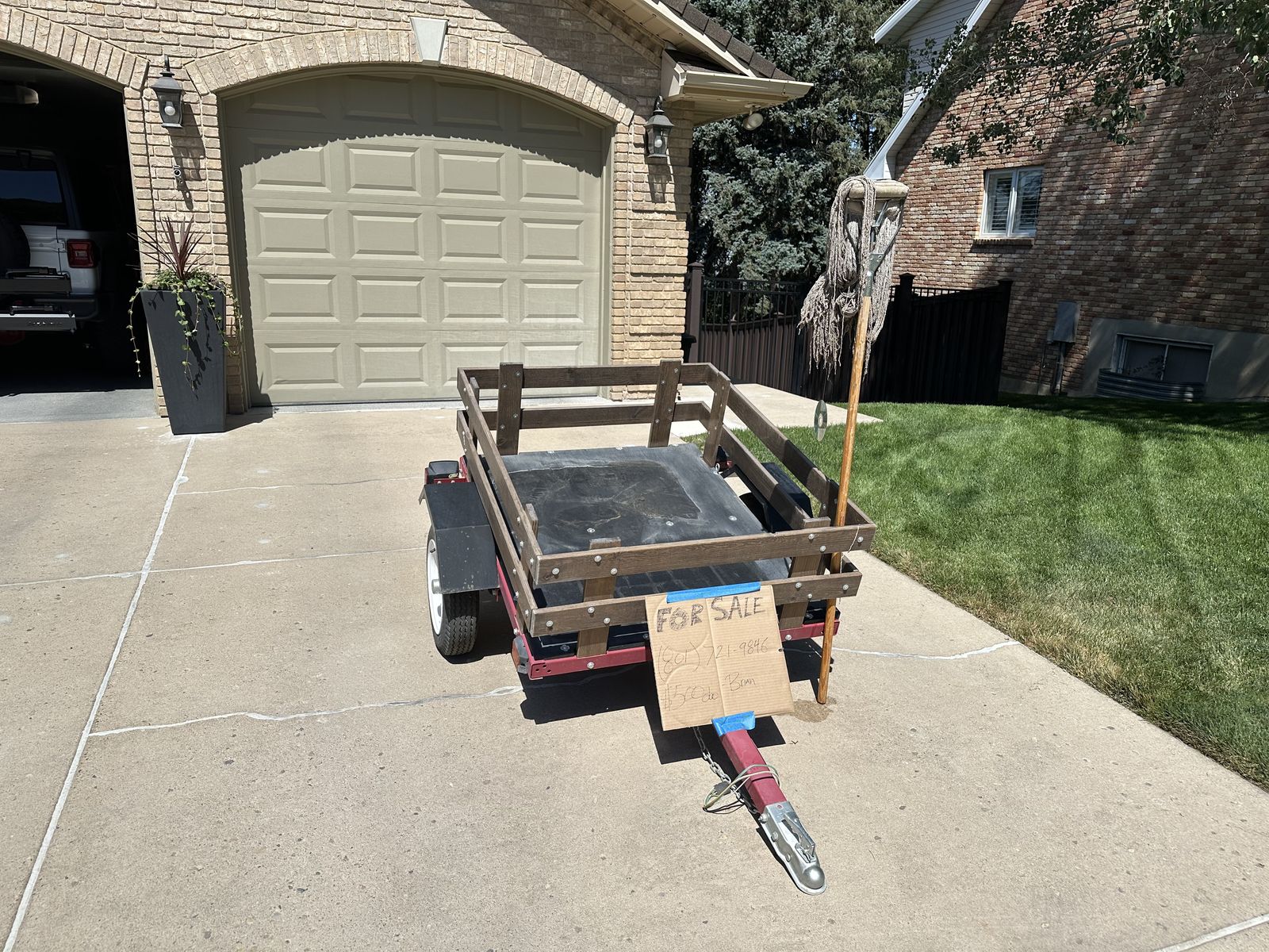 48"x40" Red Utility Trailer