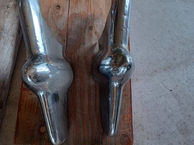 51 merc Vintage Chrome Bumper Guards (Pair)