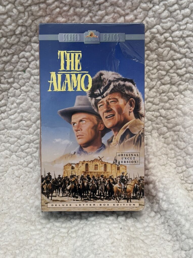 Historical John Wayne The Alamo VHS 1960 Color