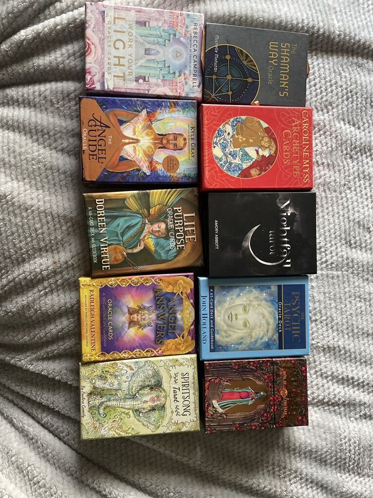 Tarot And Oracle Cards $20 Each OBO