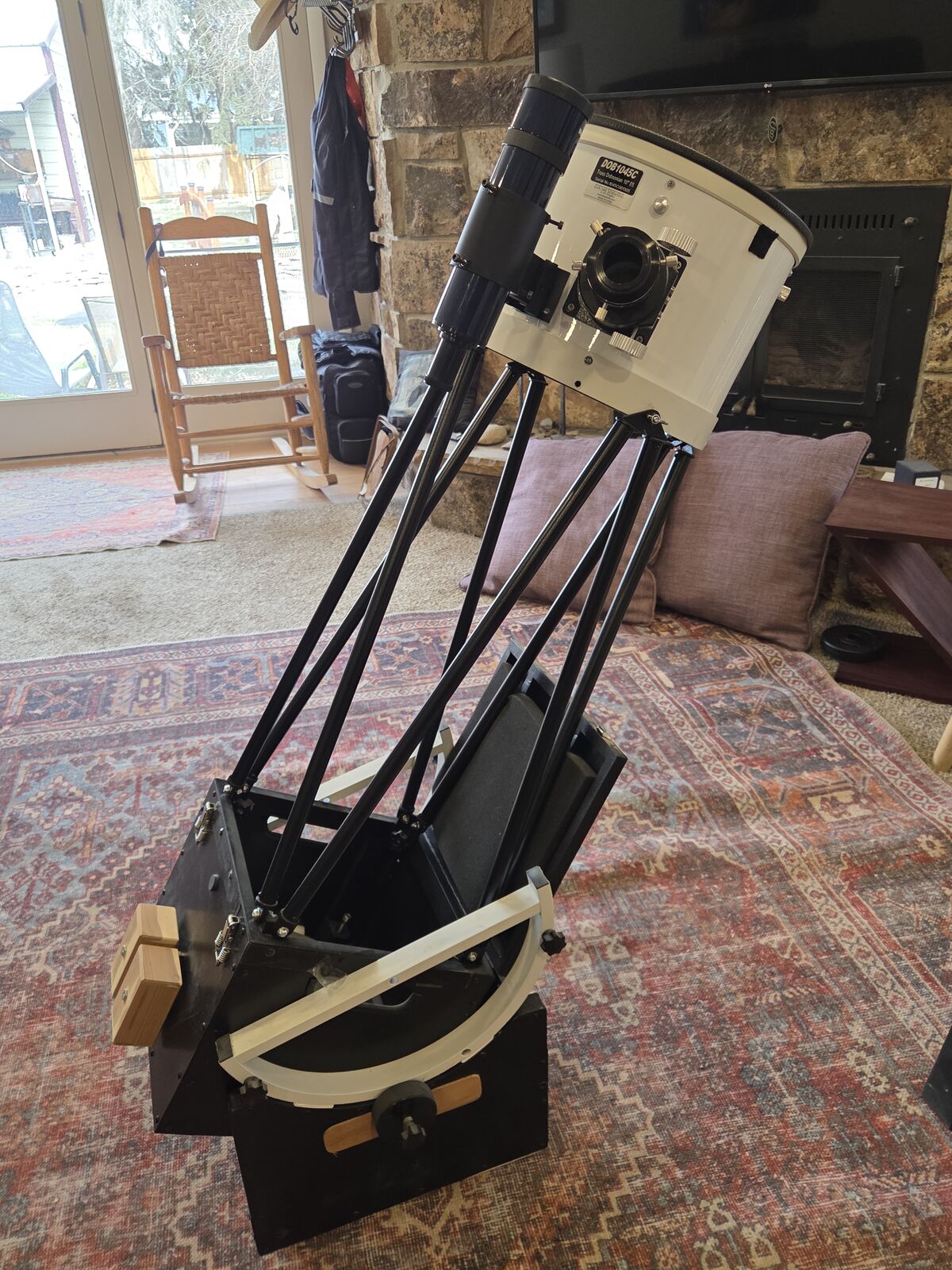 10" truss tube dobsonian telescope