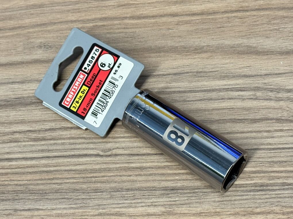 Craftsman 3/8 Drive Metric 18MM Deep Socket