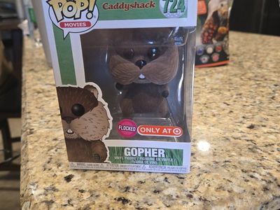 Funko Pop! Movies Caddyshack Gopher #724 Flocked Target Exclusive
