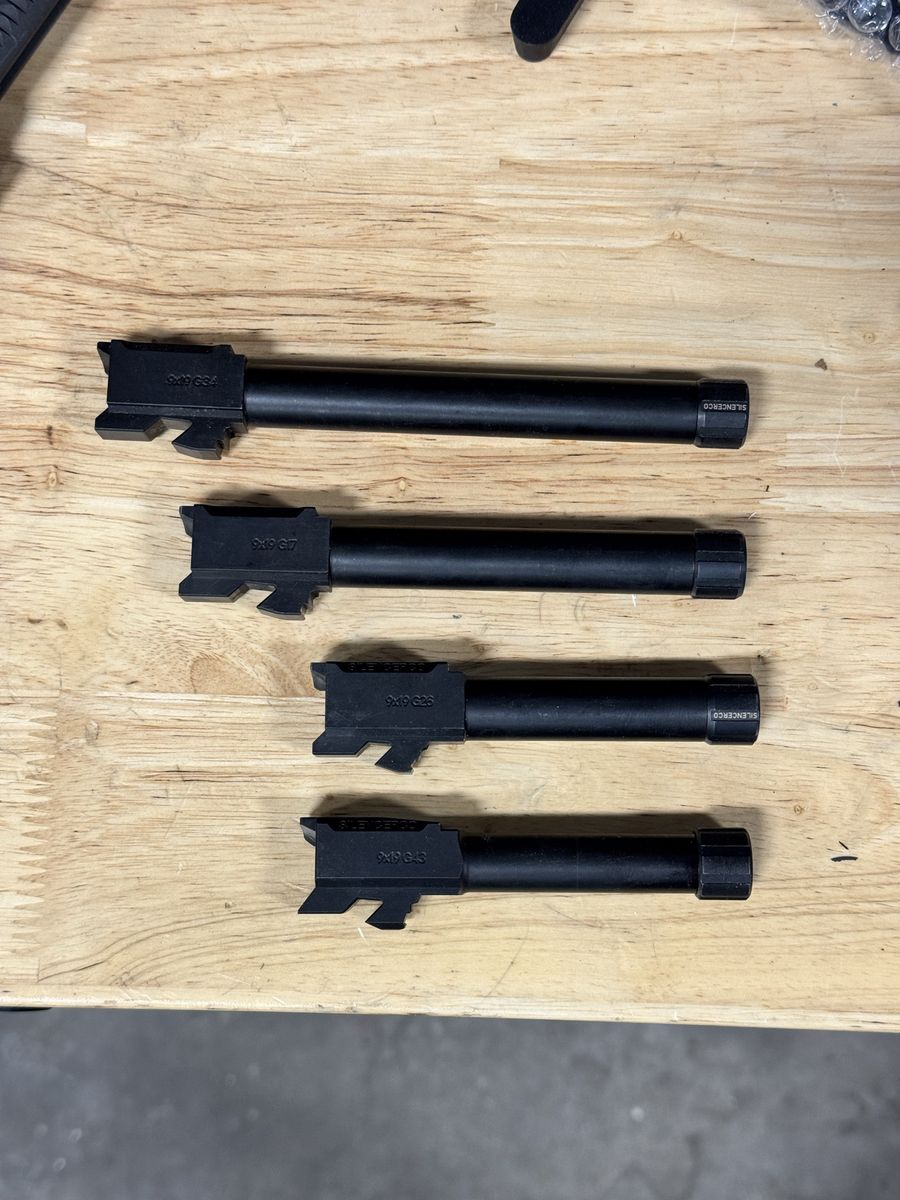 Threaded muzzle devices from silencerco