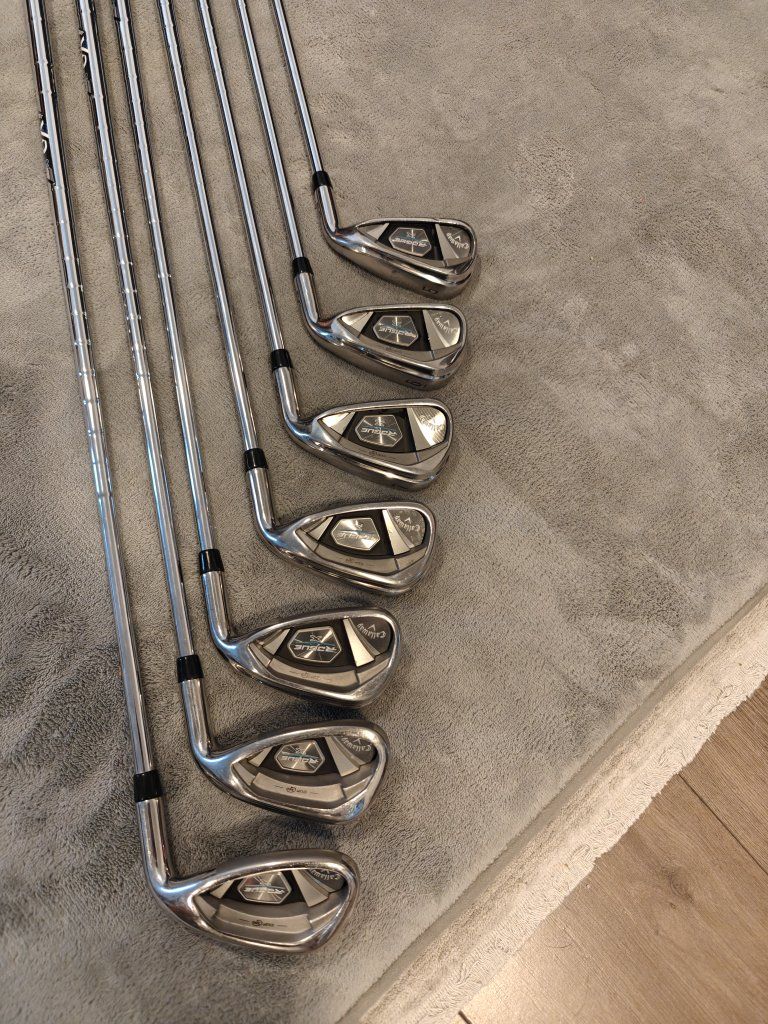 Callaway Rogue X 5-PW, AW Iron Set - True Temper XP 95 Stiff Shafts, Right Hand