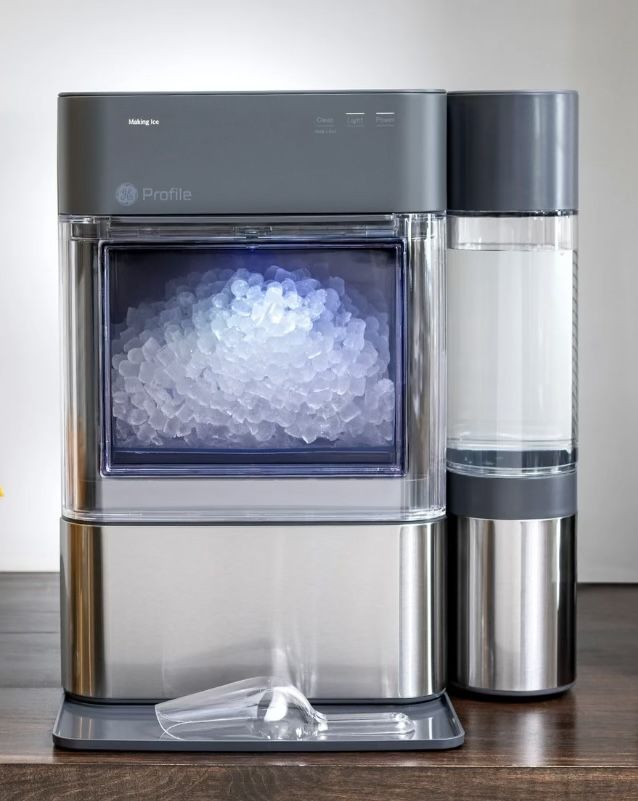 GE Profile Opal 2.0 | Countertop Nugget Ice Maker w/side tank | Ice Machine w/ WiFi Connectivity | Stainless Steel BRAND NEW