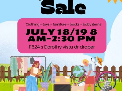 Yard Sale - Clothing, Toys, Furniture, Books, Baby Items - SUNDAY 8 AM-2:30 PM