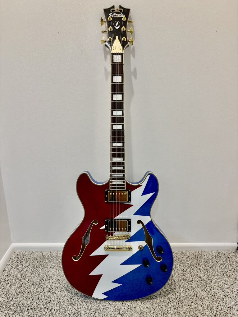 D'Angelico Premier Grateful Dead DC Guitar *NEW*