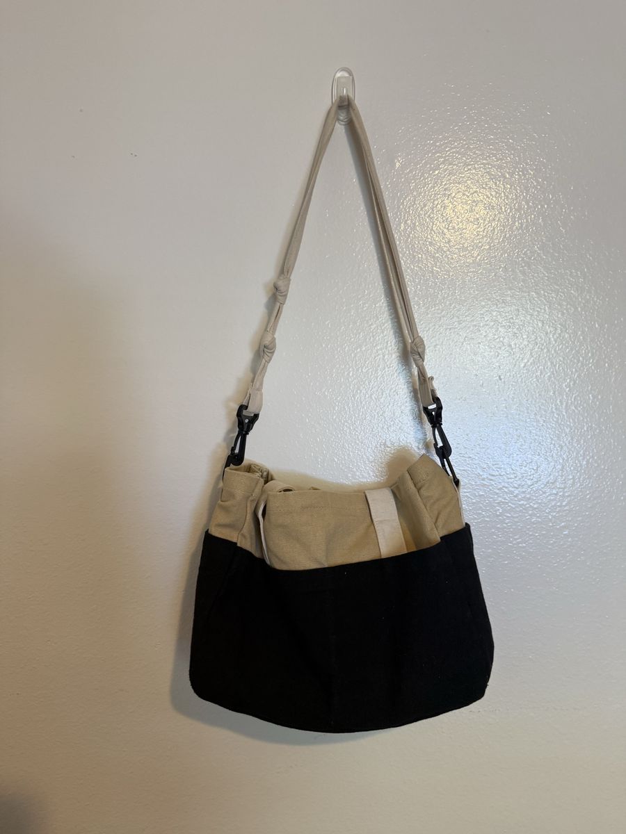 Black & Beige Handbag