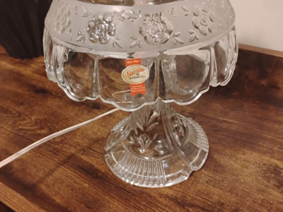 Vintage Crystal lamp by Anna Hutte