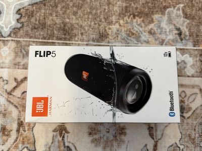 JBL Flip 5 Portable Waterproof Bluetooth Speaker - Black