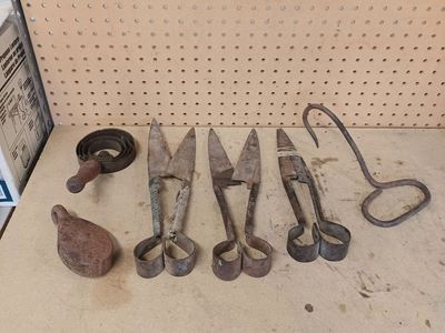 Antique farm tools