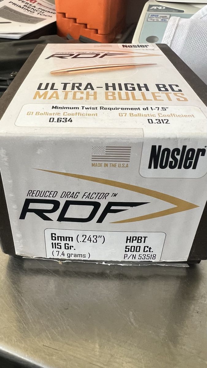 RDF 115’s awesome bullet with high BC