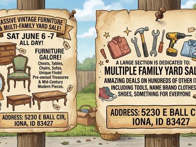 ️ Massive Vintage Furniture Yard Sale! ️
