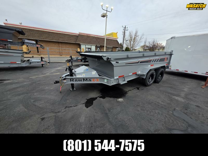 2026 RawMaxx 7X14 GDX KNIGHT Dump Trailer