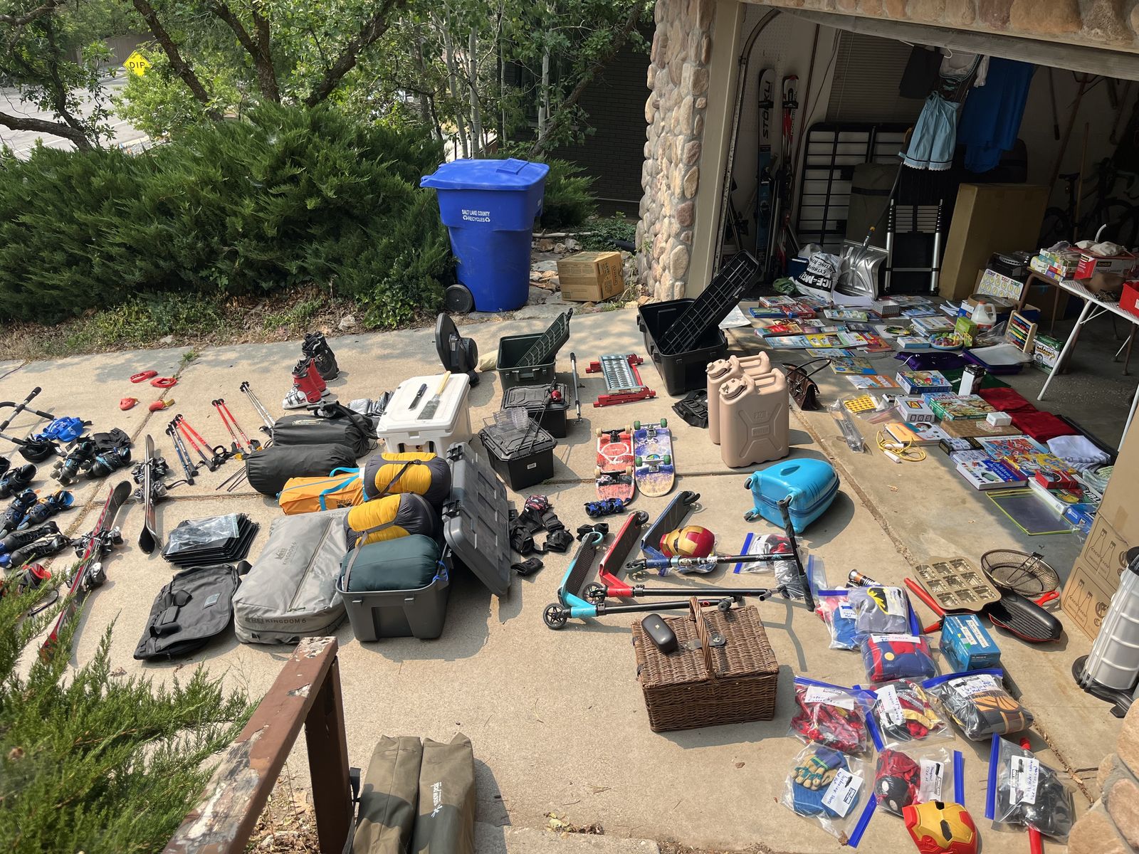 Moving Sale: Kitchenware, Toys, Skis, Skates, Diapers, Camping Gear & More!