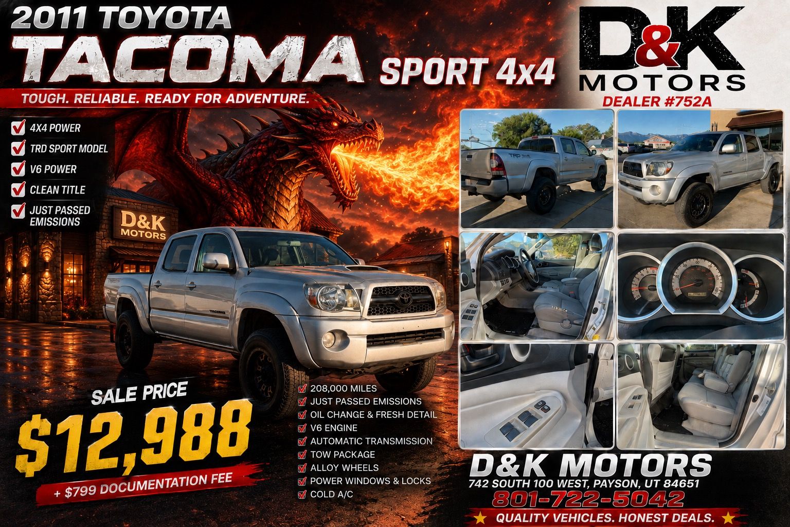 2011 Toyota Tacoma V6