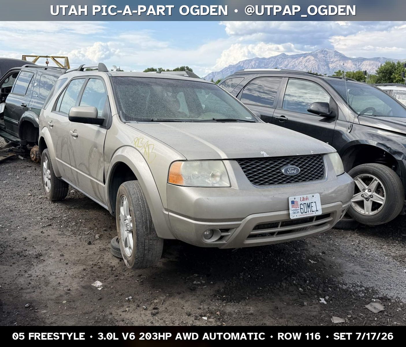 2005 Ford Freestyle Parts - UTPAP Ogden