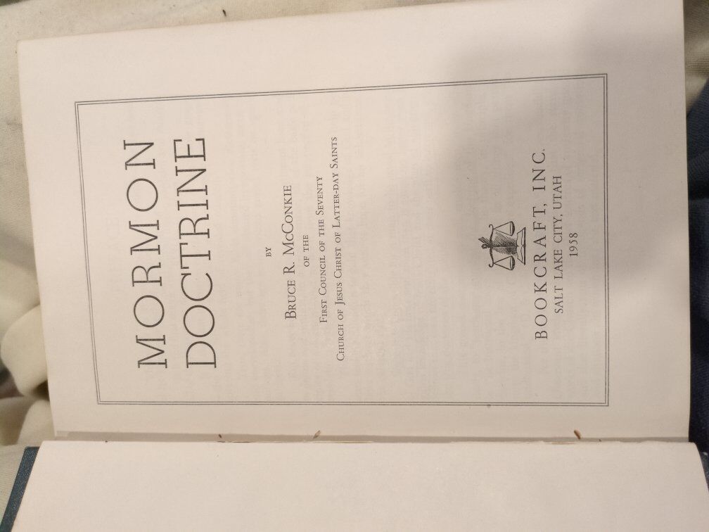 1958 First Edition “Mormon Doctrine” – Bruce R. Mc