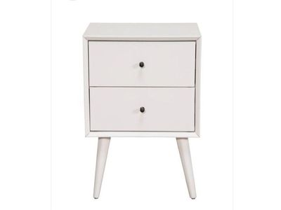 White Nightstands Set of 2 Brand New