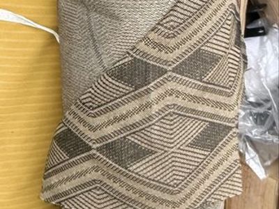 40 Yard Roll - Durable Woven Jacquard Upholstery Fabric - "Norlina Onyx" - Extra Wide 63.5"