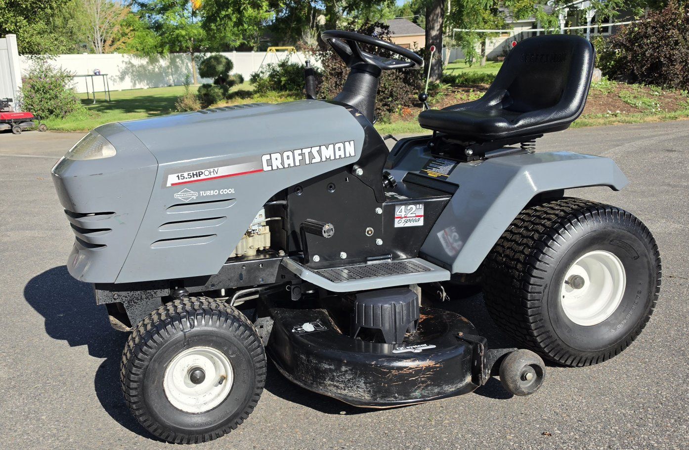 Craftsman 15.5HP OHV 42" Lawn Mower Tractor - Model 917.256522
