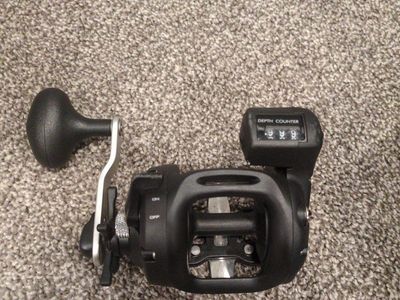 Okuma Magda DXT MA-20DLXT Left Hand Retrieve Line Counter Trolling Reel