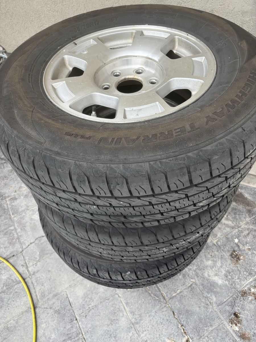 Corsa Highway Terrain 265/70R17 115T Tires with Rims - Set of 4