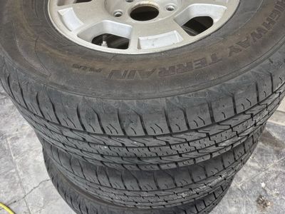 Corsa Highway Terrain 265/70R17 115T Tires with Rims - Set of 4