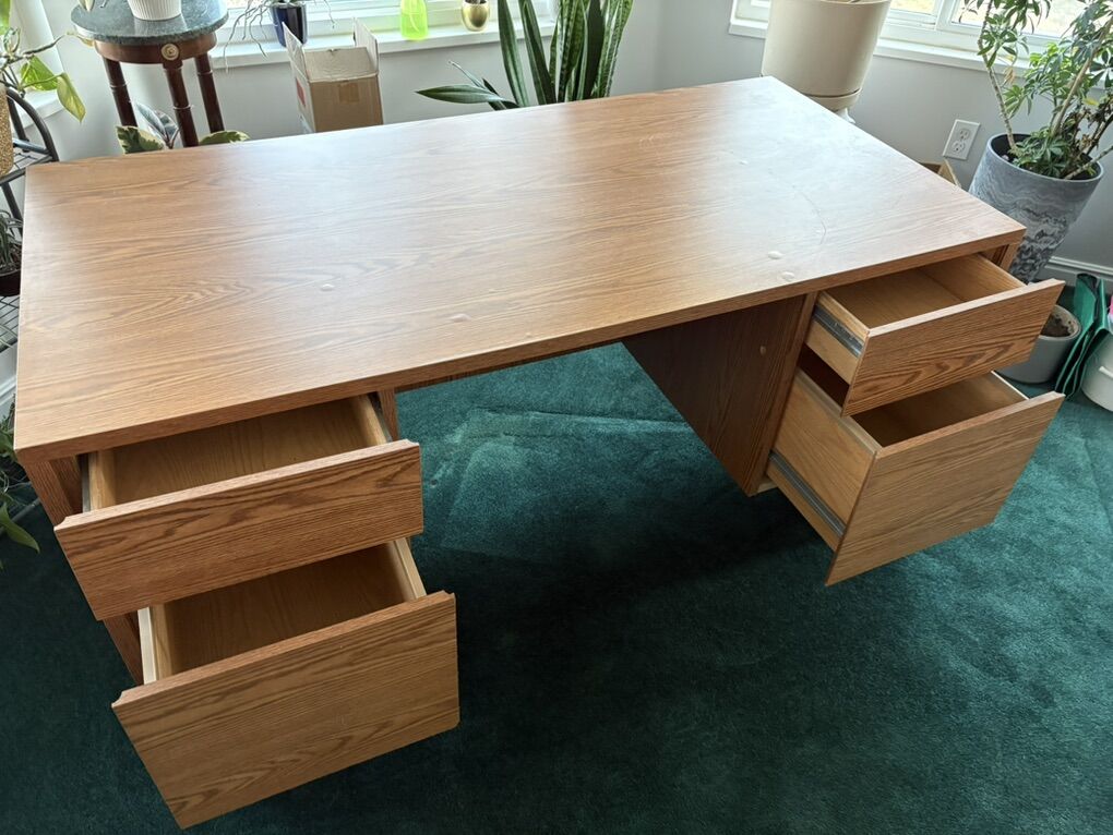 Solid Oak Desk