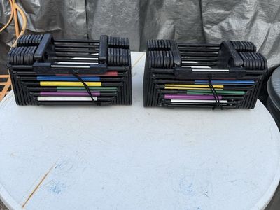 Power Block Adjustable Dumbbells Set