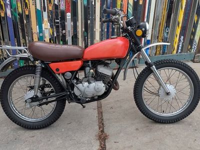 1972 100cc Kawasaki G4TB dirt bike