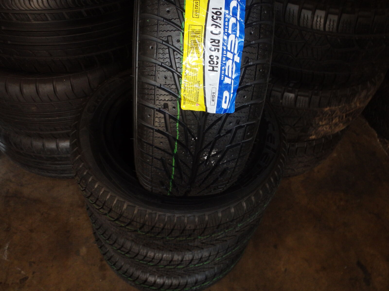 195/60R15 ACCELERA X GRIP SET OF BRAND NEW WINTER TIRES