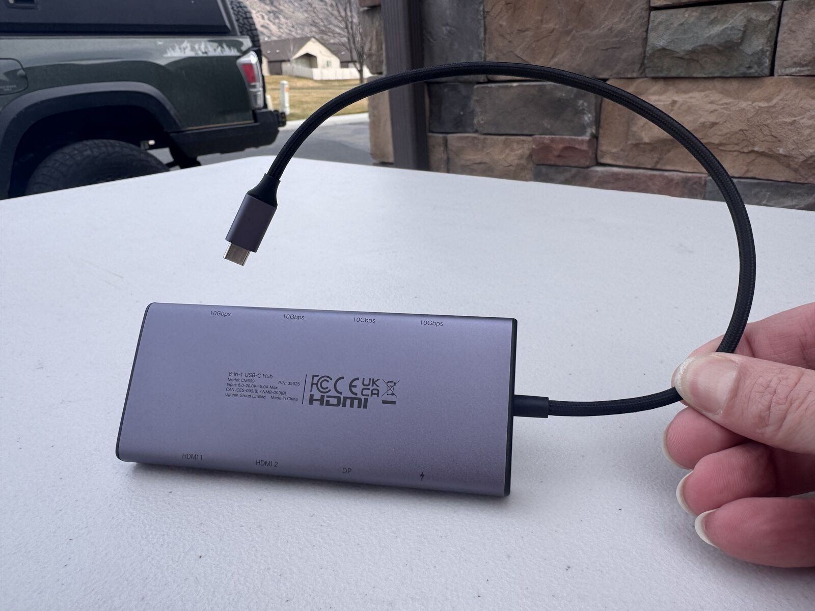 Docking Station, 8 in 1 USB C