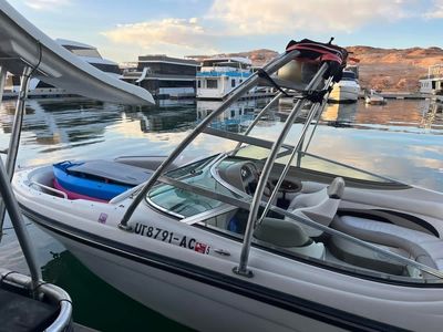 23 foot Milan open bow boat with dual prop, 550 hours