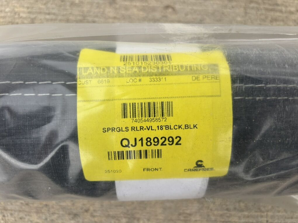 80% OFF! BRAND NEW* Carefree QJ189292 18' Black Springless RV Awning