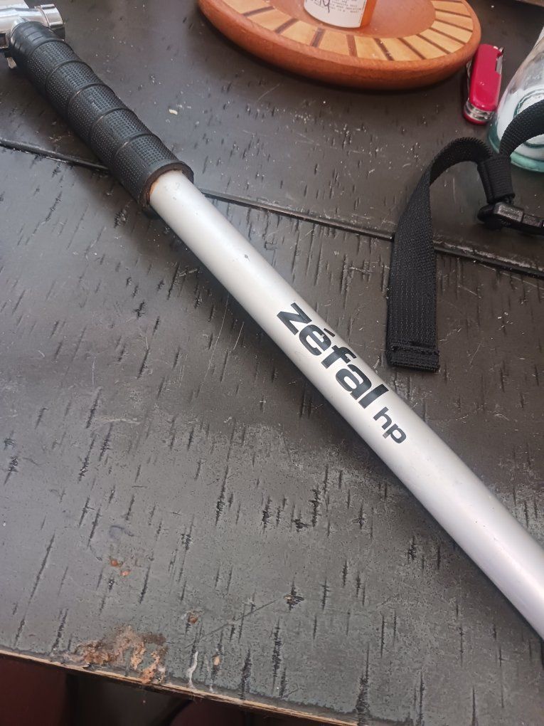 Zefal HP Bike Pump - Silver High Pressure Bicycle Tire Pump