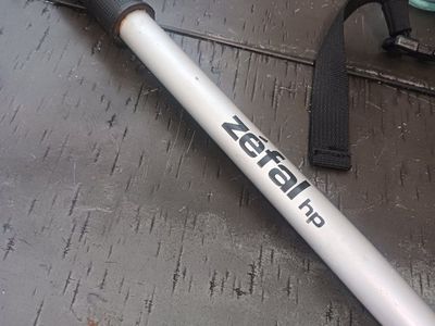 Zefal HP Bike Pump - Silver High Pressure Bicycle Tire Pump