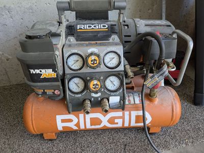 Ridgid 5in1 5 gallon air compressor