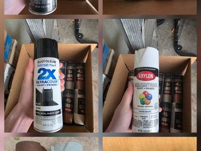 Assorted Spray Paint Cans - Krylon, Rust-Oleum (Various Colors & Finishes)
