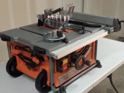 RIDGID Portable Jobsite Table Saw
