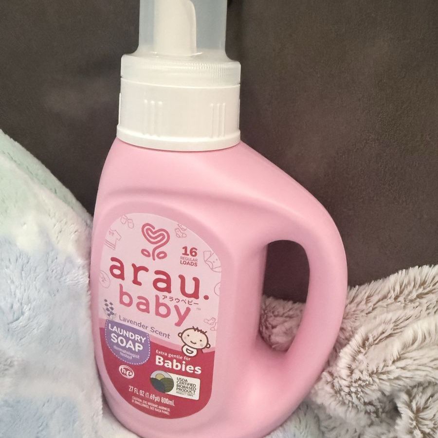 Arau Baby Laundry Soap, Lavender Scent, 27 fl oz - 16 Loads, Extra Gentle for Babies
