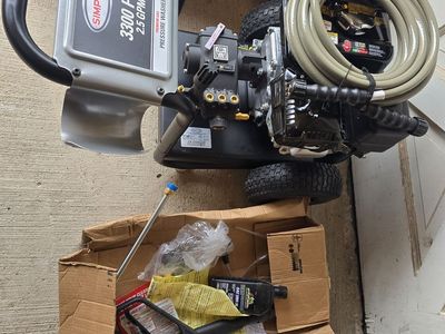 Simpson PowerShot 3300 PSI Gas Pressure Washer with Honda GX200 Engine