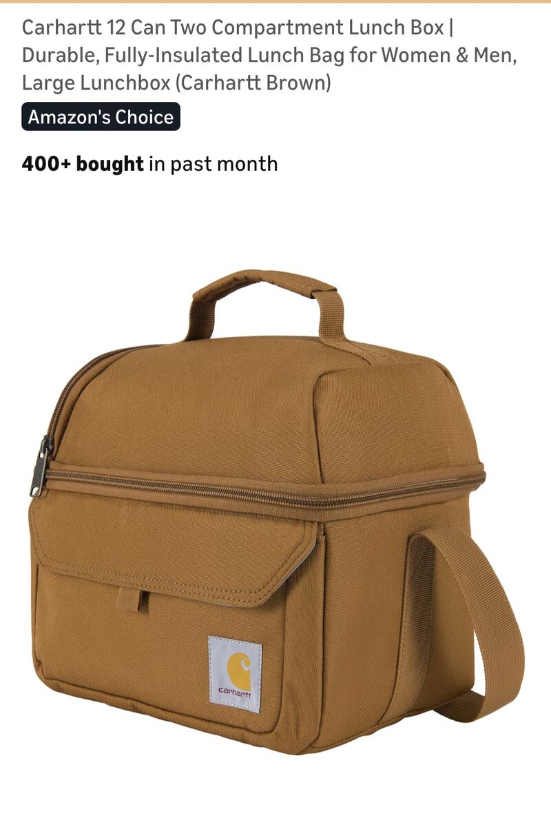 Carhartt lunch boxes
