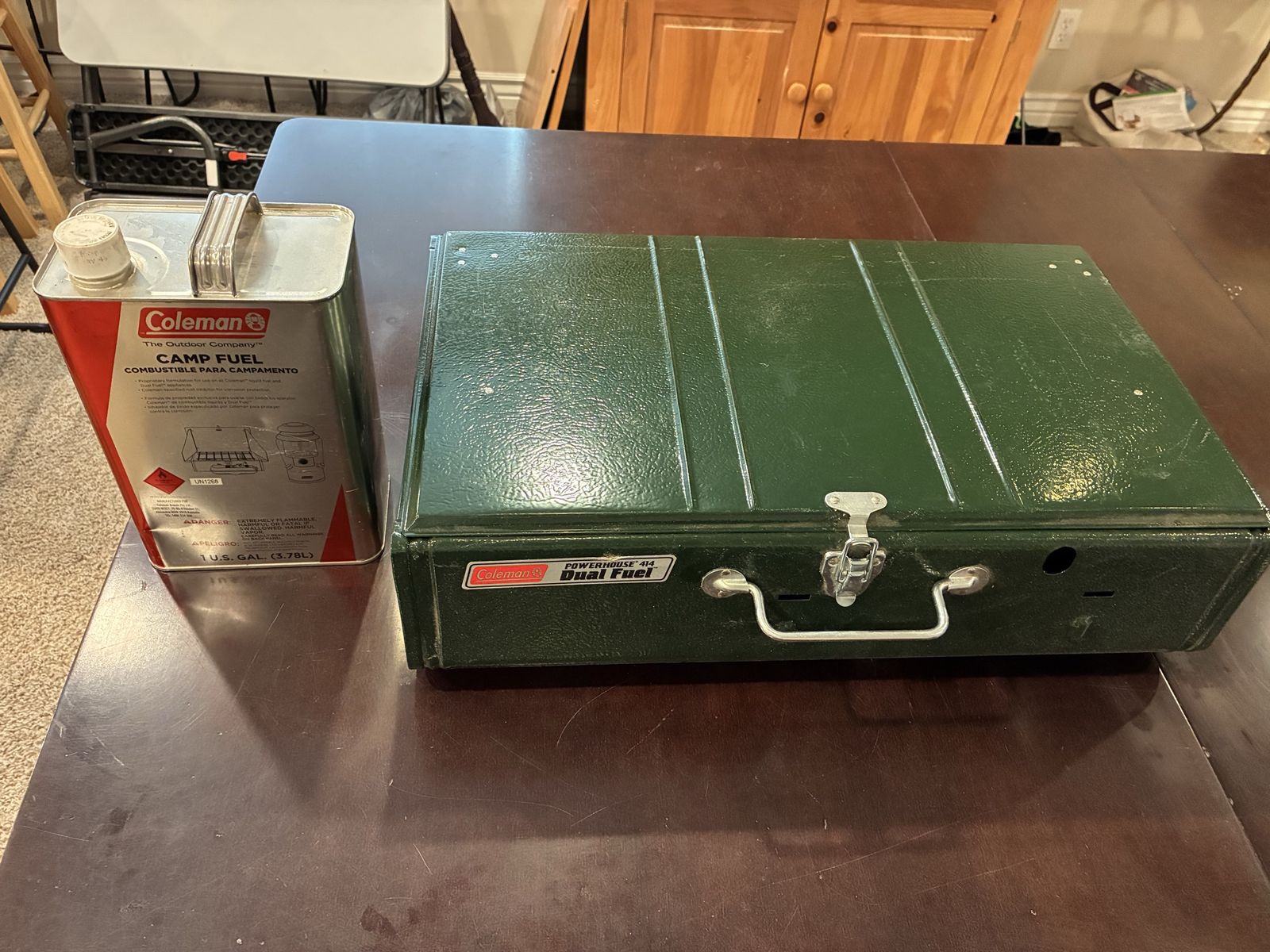 Coleman Powerhouse 414 Dual Fuel Camping Stove with Fuel Can