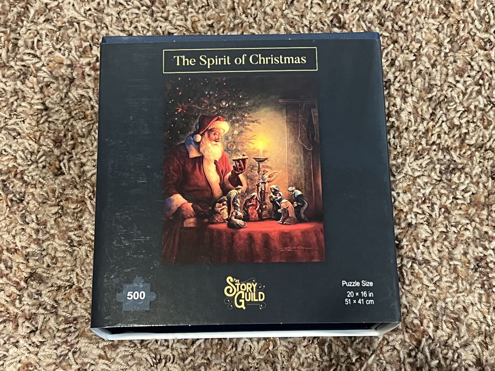 Spirit of Christmas Greg Olson 500 Piece Puzzle