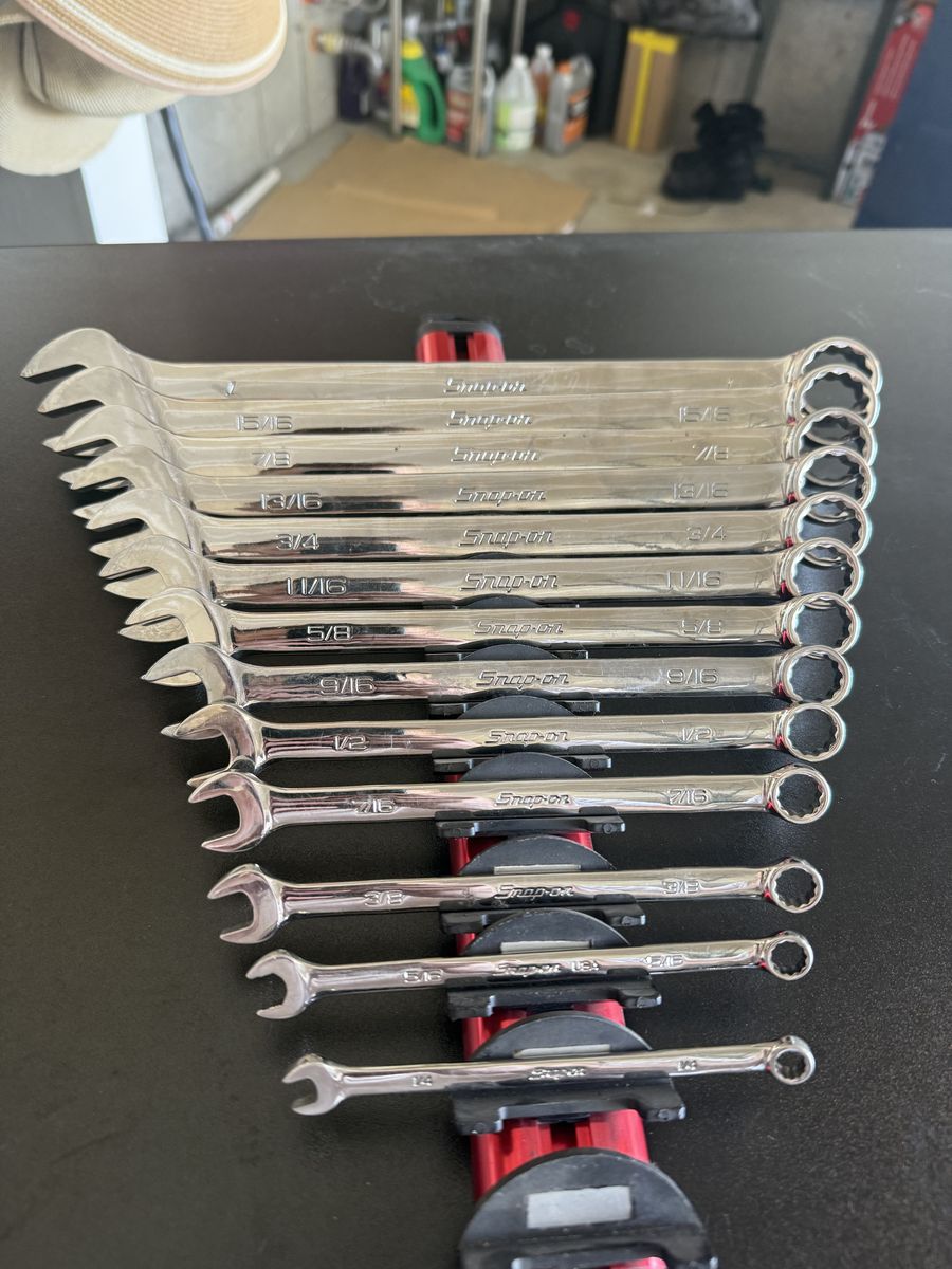 Snap-On USA 13 Piece SAE Combination Wrench Set