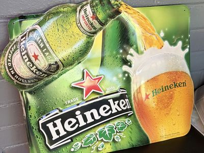 Heineken beer sign