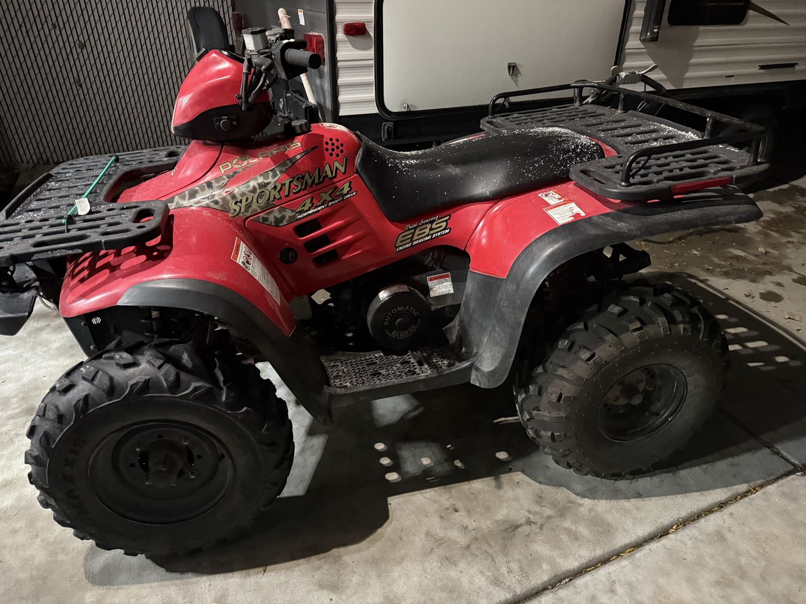 Polaris 500 HO W/ Winch & plow